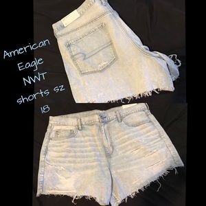 NWT American Eagle destroyed denim shorts